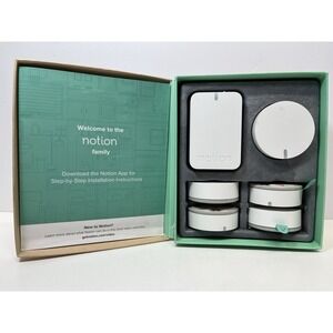 Notion Smart Home Monitoring System Gen 3 Starter Kit 5 Sensors Bridge